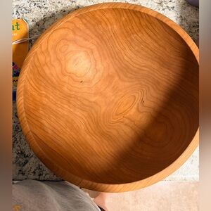 Andrew Pearce - LARGE CHAMPLAIN (CLASSIC) WOODEN BOWL & UTENSILS